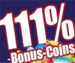 Fickeria.tv heute mit 111% mehr Coins